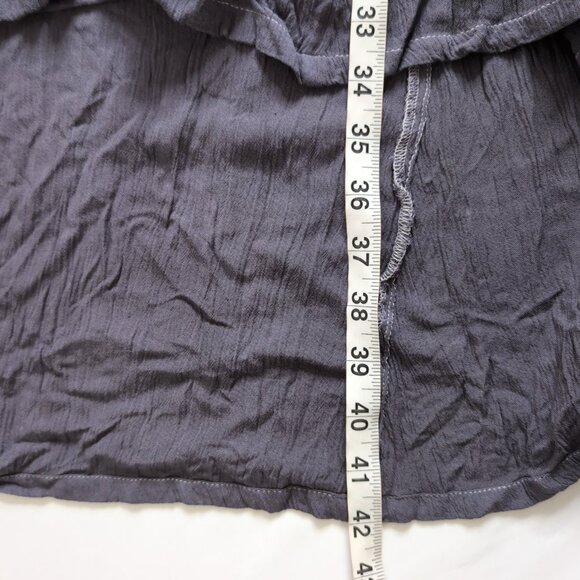 O'Neill Women's Slate Purple Issa Woven Boho Halter HI-Lo Dress Crochet, Size XL - Picture 9 of 9